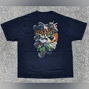 Vtg 2017 Monster Jam Print T-Shirt Size (XL)